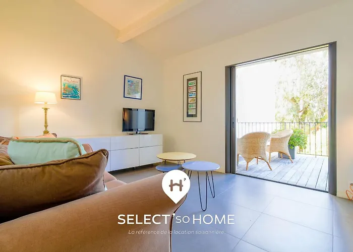 Select'sohome - Avec Terrasse Et Vue Au Coeur Du Lavandou - Parking Prive - Moun Pantai Lägenhet *