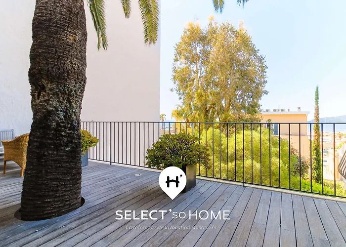 Select'sohome - Avec Terrasse Et Vue Au Coeur Du Lavandou - Parking Prive - Moun Pantai *